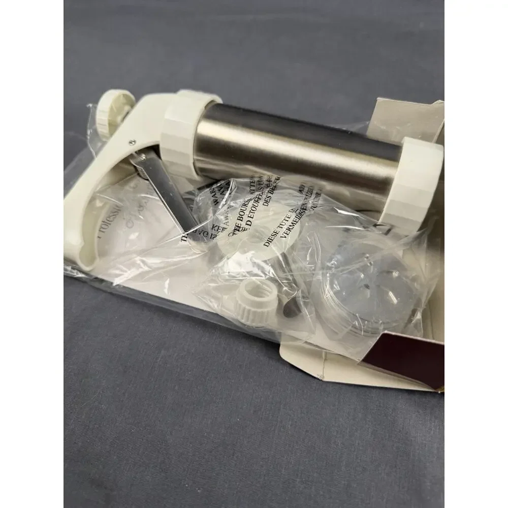 Stainless Steel Cookie Press William Sonoma 1999 New Open Box